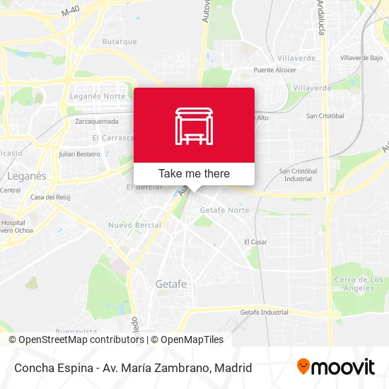 Concha Espina - Av. María Zambrano map