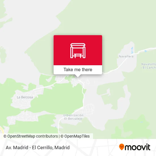 Av. Madrid - El Cerrillo map