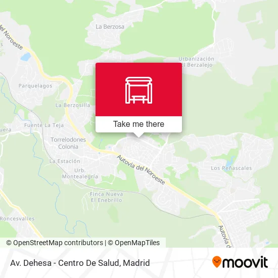 Av. Dehesa - Centro De Salud map