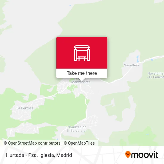 Hurtada - Pza. Iglesia map