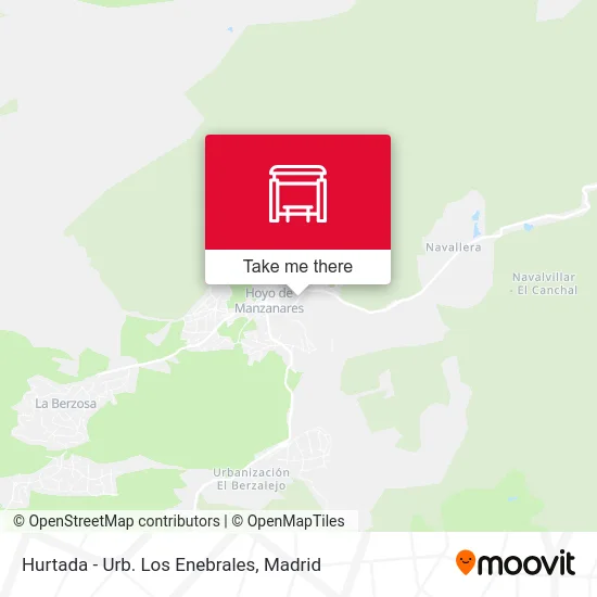 Hurtada - Urb. Los Enebrales map