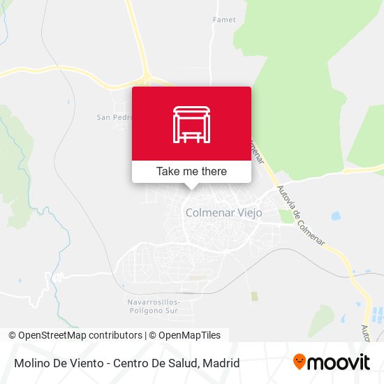 Molino De Viento - Centro De Salud map