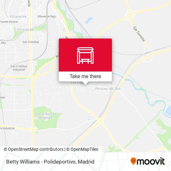 Betty Williams - Polideportivo map