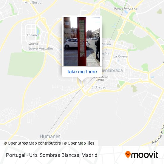 Portugal - Urb. Sombras Blancas map