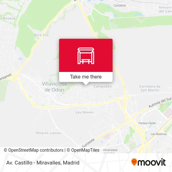 Av. Castillo - Miravalles map