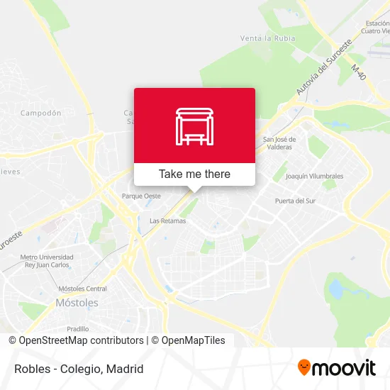 Robles - Colegio map