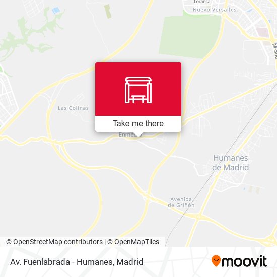 mapa Av. Fuenlabrada - Humanes