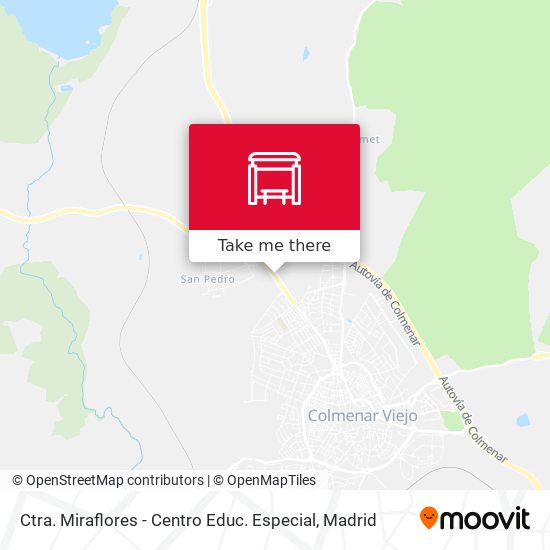 Ctra. Miraflores - Centro Educ. Especial map