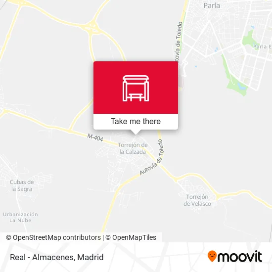 Real - Almacenes map