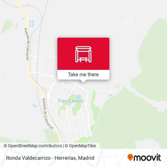 Ronda Valdecarrizo - Herrerías map