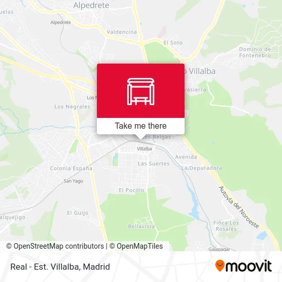 Real - Est. Villalba map