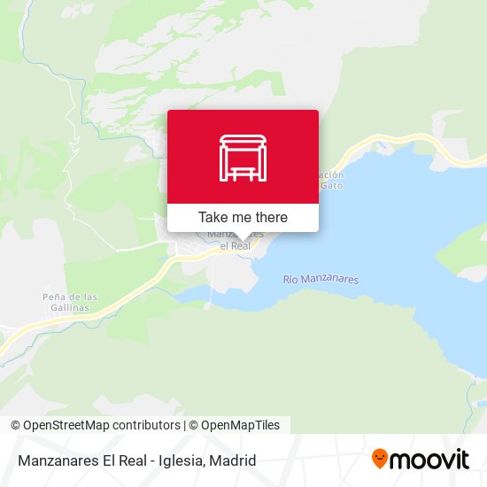 Manzanares El Real - Iglesia map