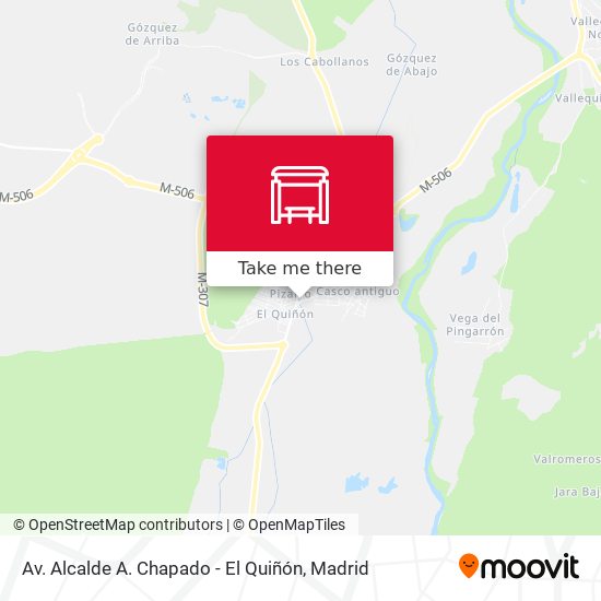 Av. Alcalde A. Chapado - El Quiñón map