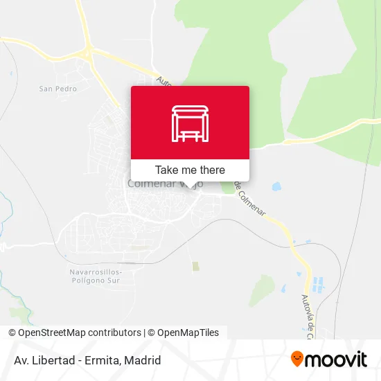 Av. Libertad - Ermita map