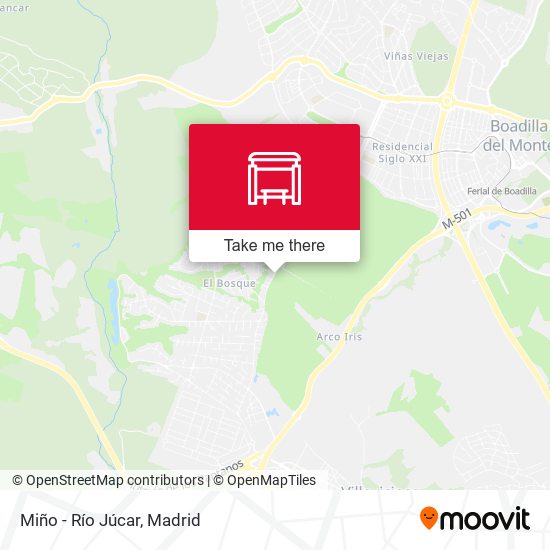 Miño - Río Júcar map