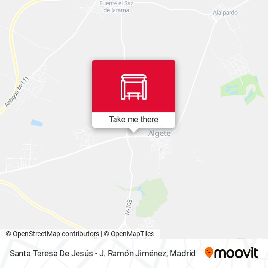 Santa Teresa De Jesús - J. Ramón Jiménez map