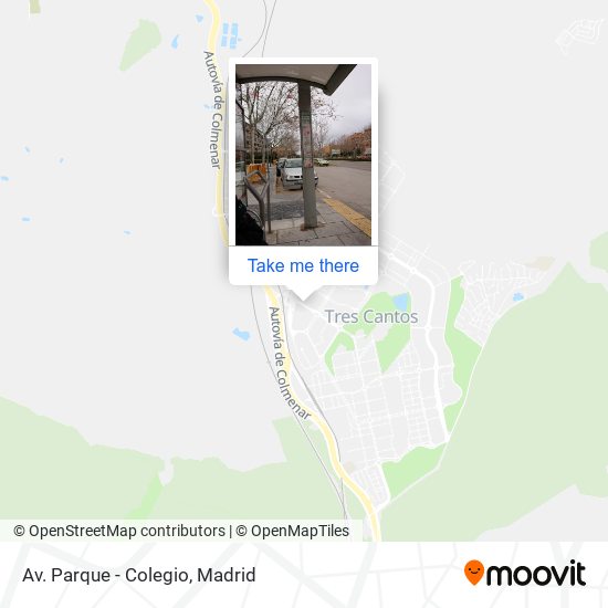 Av. Parque - Colegio map