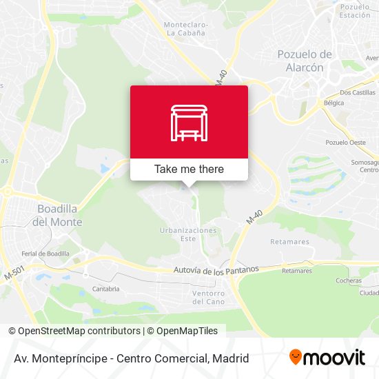 Av. Montepríncipe - Centro Comercial map