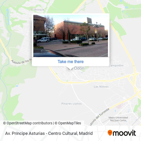 Av. Príncipe Asturias - Centro Cultural map