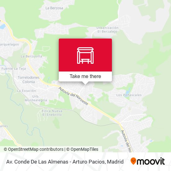 mapa Av. Conde De Las Almenas - Arturo Pacios