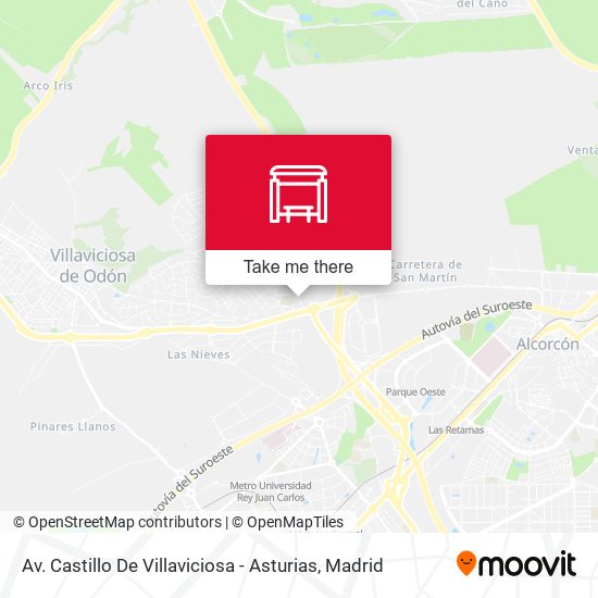Av. Castillo De Villaviciosa - Asturias map