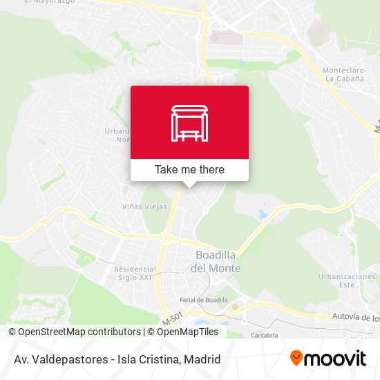 Av. Valdepastores - Isla Cristina map