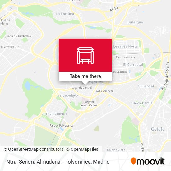 Ntra. Señora Almudena - Polvoranca map