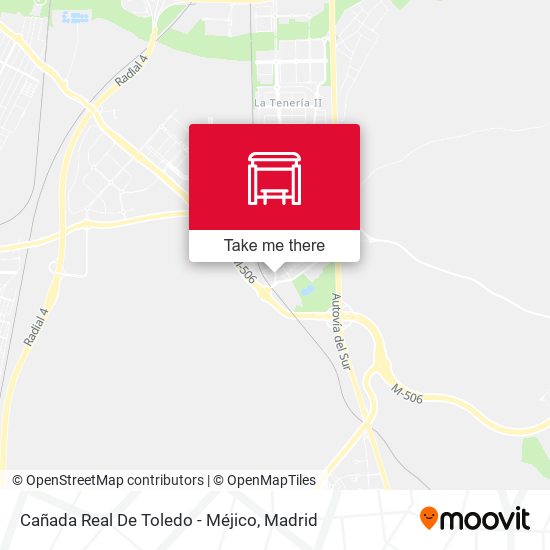Cañada Real De Toledo - Méjico map