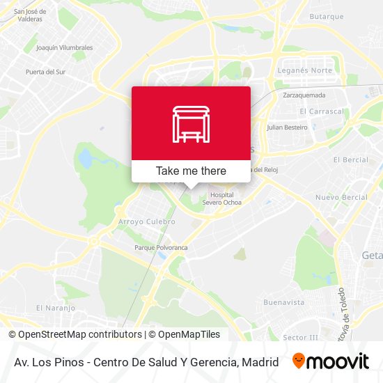 Av. Los Pinos - Centro De Salud Y Gerencia map