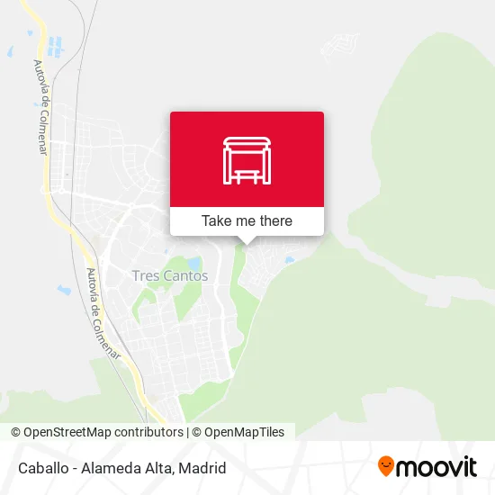 Caballo - Alameda Alta map