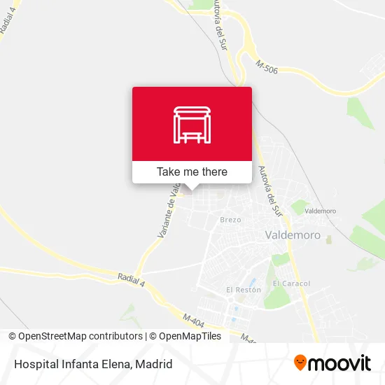 Hospital Infanta Elena map