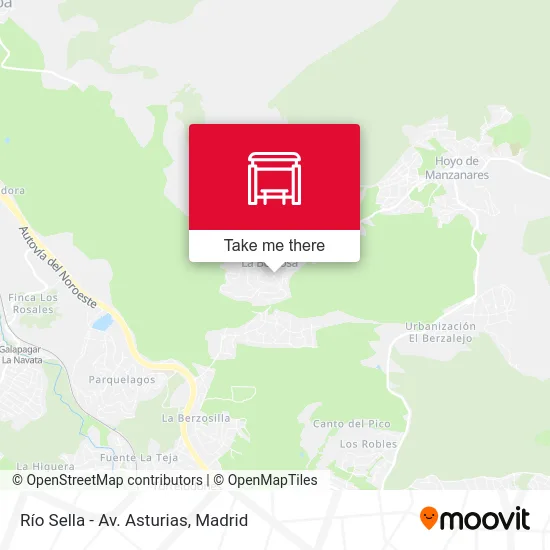 Río Sella - Av. Asturias map