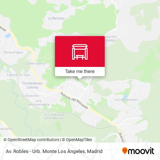 Av. Robles - Urb. Monte Los Ángeles map