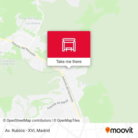 Av. Rubios - XVI map