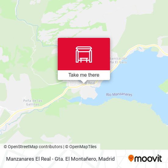 Manzanares El Real - Gta. El Montañero map
