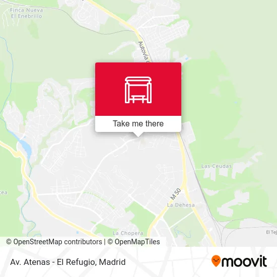 Av. Atenas - El Refugio map