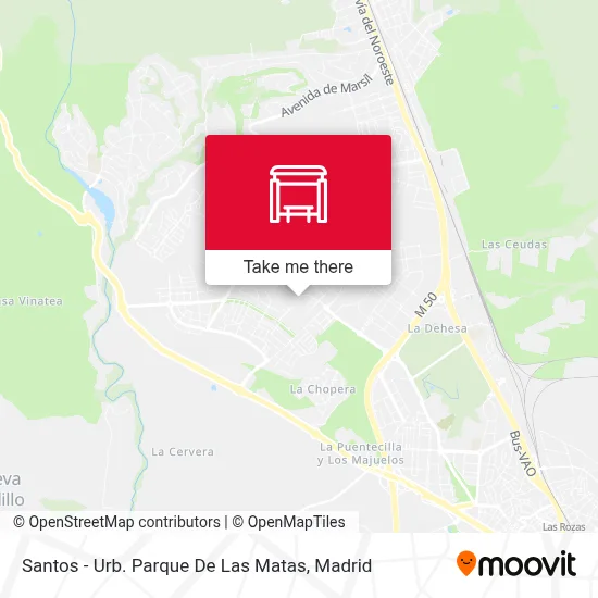 Santos - Urb. Parque De Las Matas map
