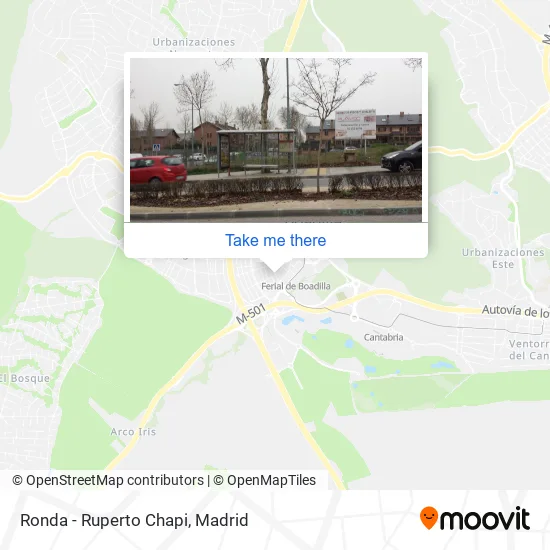 Ronda - Ruperto Chapi map