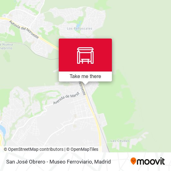 San José Obrero - Museo Ferroviario map