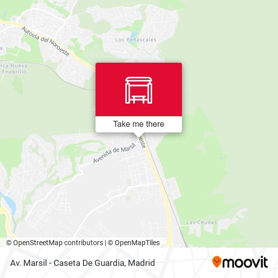 mapa Av. Marsil - Caseta De Guardia