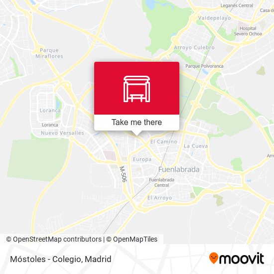 Móstoles - Colegio map