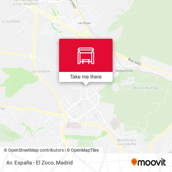 Av. España - El Zoco map