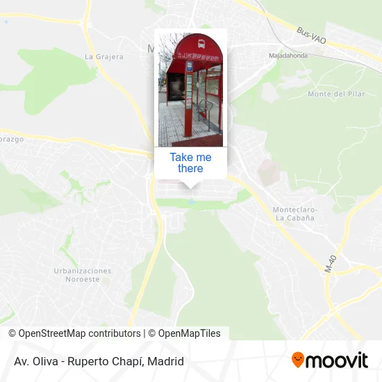 Av. Oliva - Ruperto Chapí map