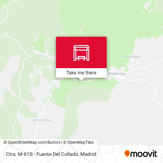 Ctra. M-610 - Fuente Del Collado map