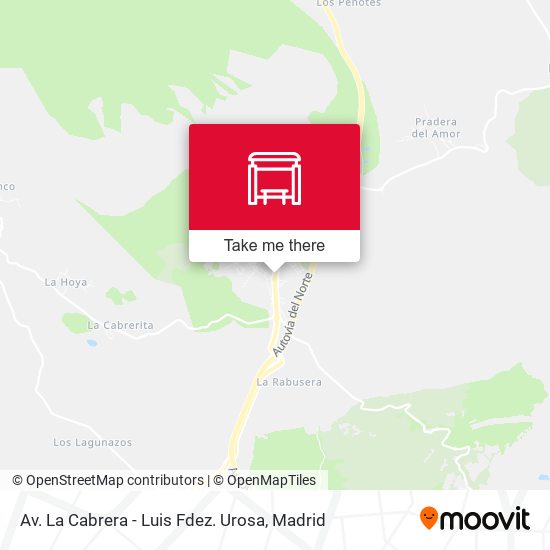 Av. La Cabrera - Luis Fdez. Urosa map