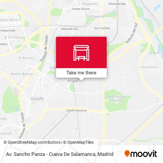 Av. Sancho Panza - Cueva De Salamanca map