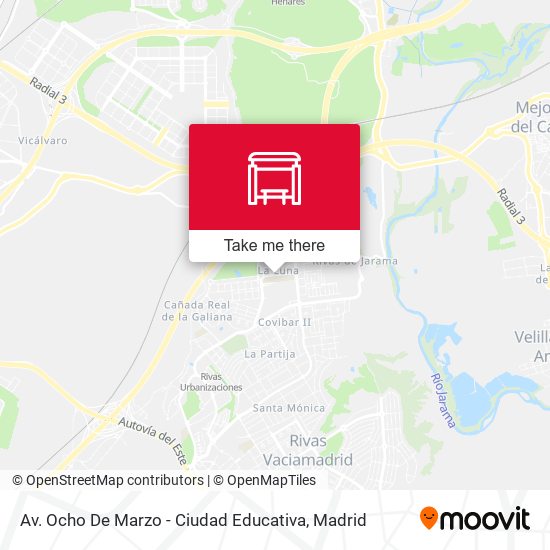 Av. Ocho De Marzo - Ciudad Educativa map