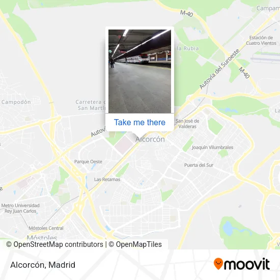 Alcorcón map
