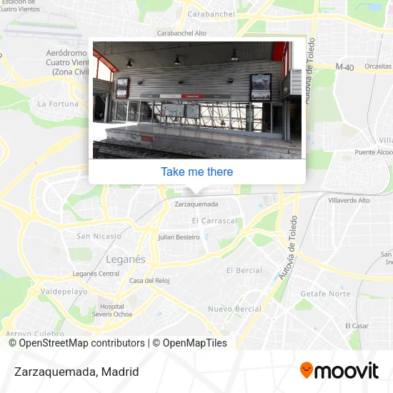 Zarzaquemada map