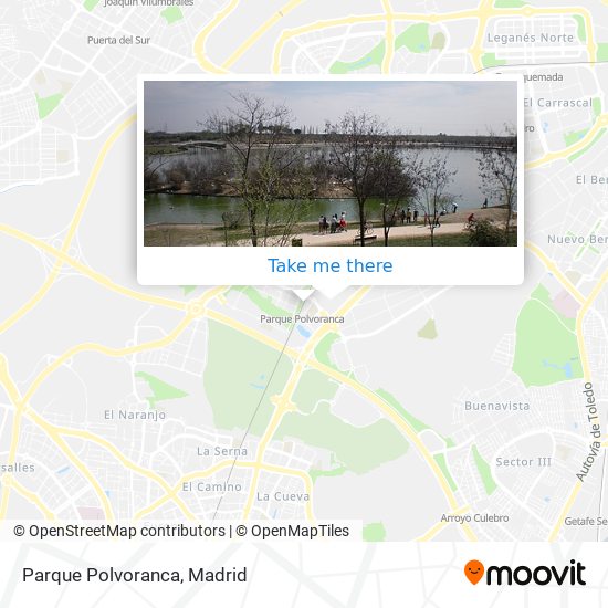 Parque Polvoranca map